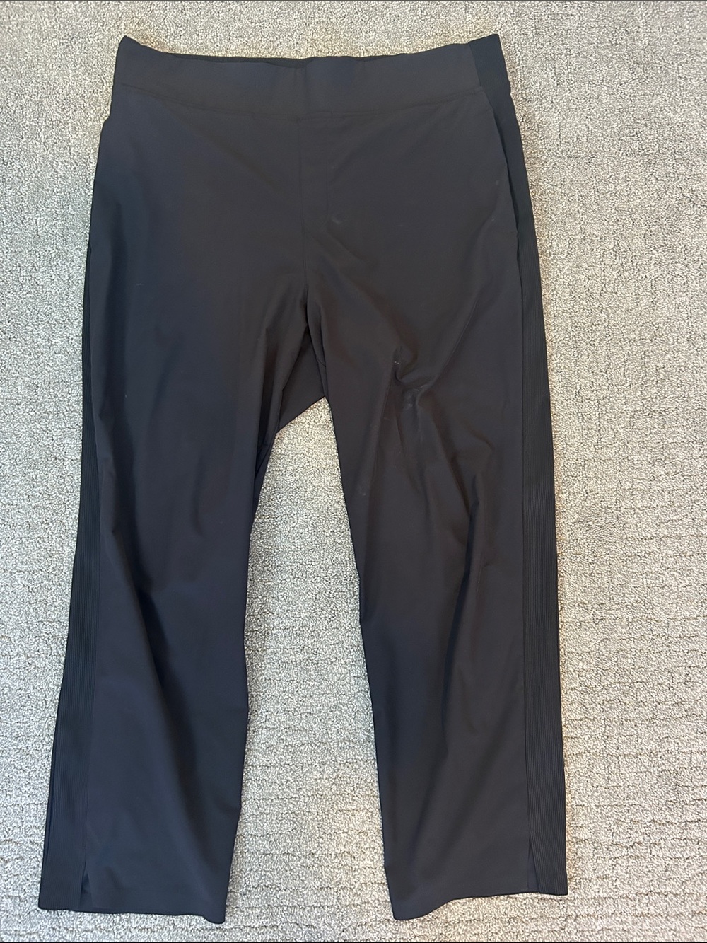 Kirkland Signature Black Straight-Leg Jogger Pants